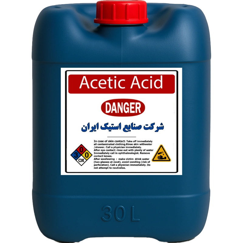خرید اسید استیک فناوران گالن 30 لیتری