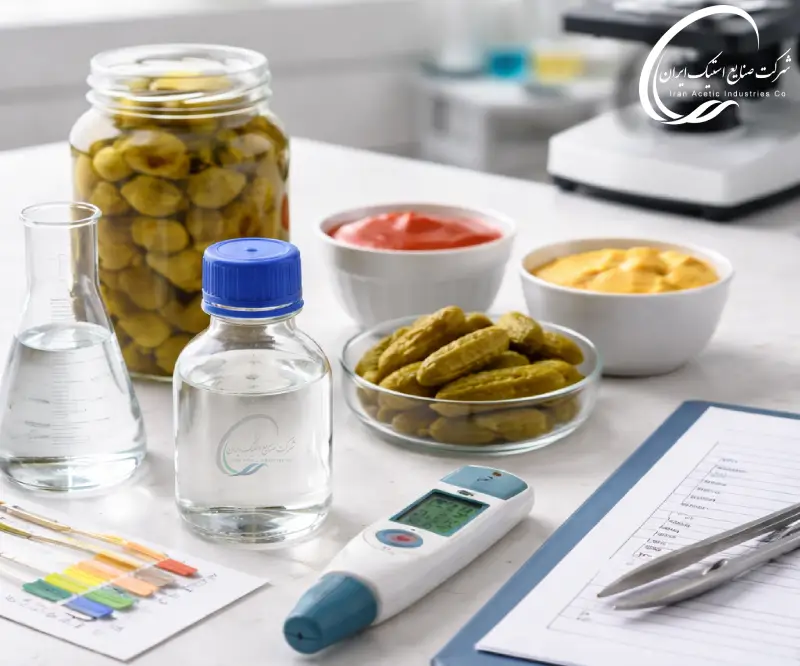 استانداردهای مصرف اسید استیک در مواد غذایی