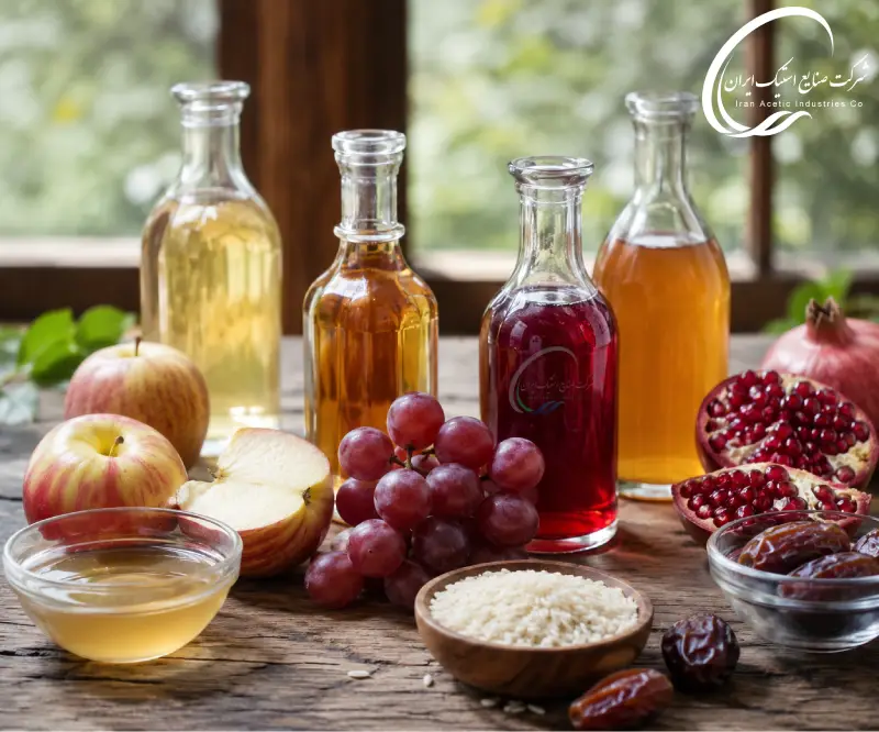 ترکیبات جانبی موجود در سرکه های طبیعی