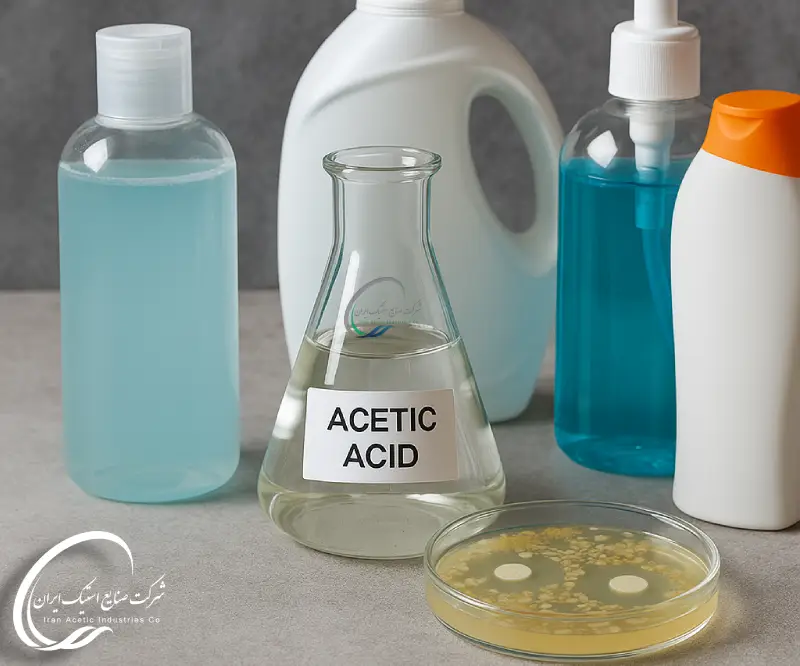 خواص ضدباکتریایی اسید استیک در شامپوها و شوینده ها