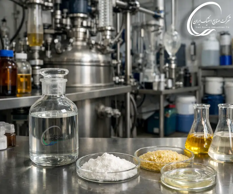 مصرف اسید استیک در تولید مشتقات شیمیایی