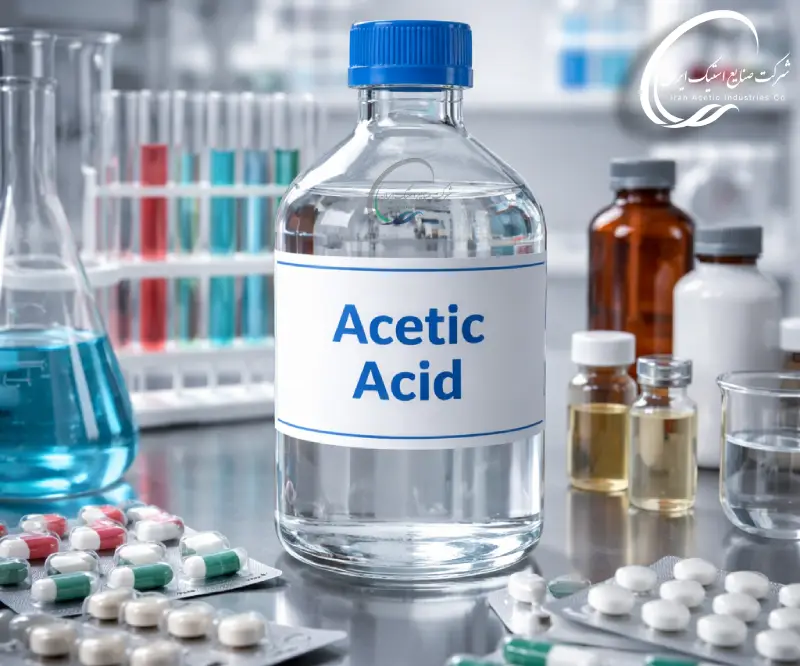 مصرف اسید استیک در صنایع دارویی