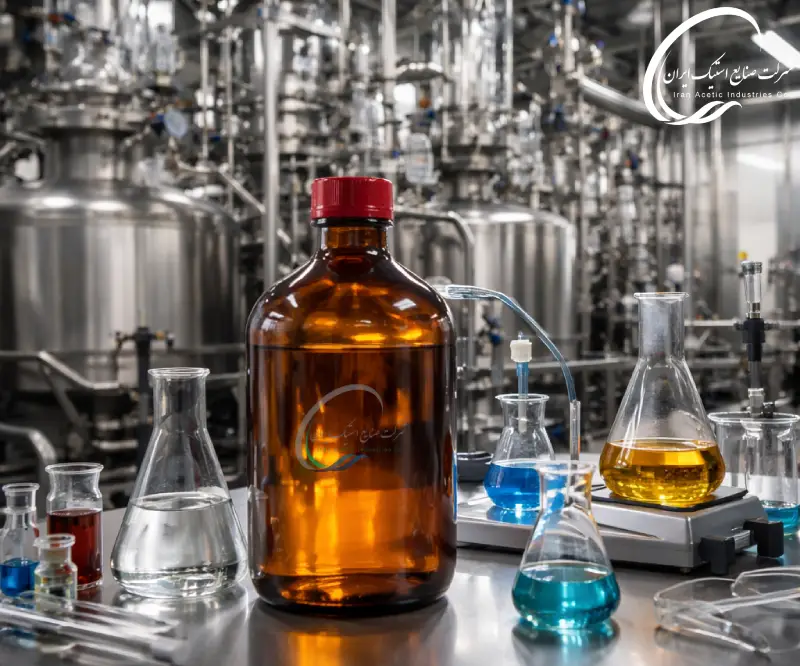 نقش اسید استیک در واکنش های شیمیایی صنعتی